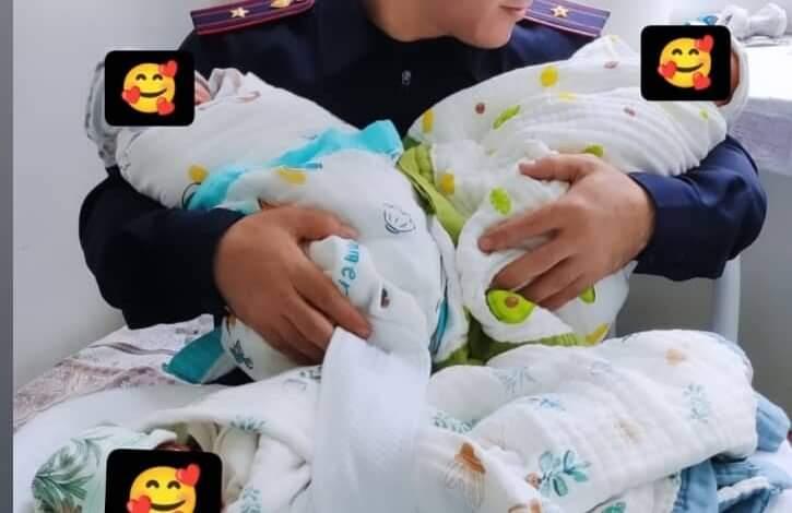 Ошто милициянын майору Мырзабек Тороев үч эм уулду болду.