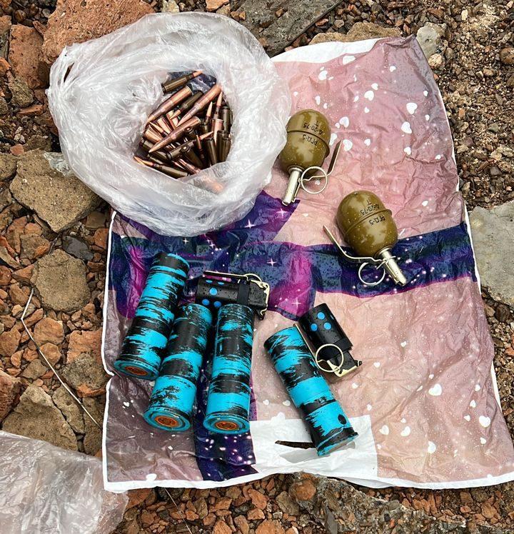 Жети-Өгүздө курал-жарак сакталган жай табылды