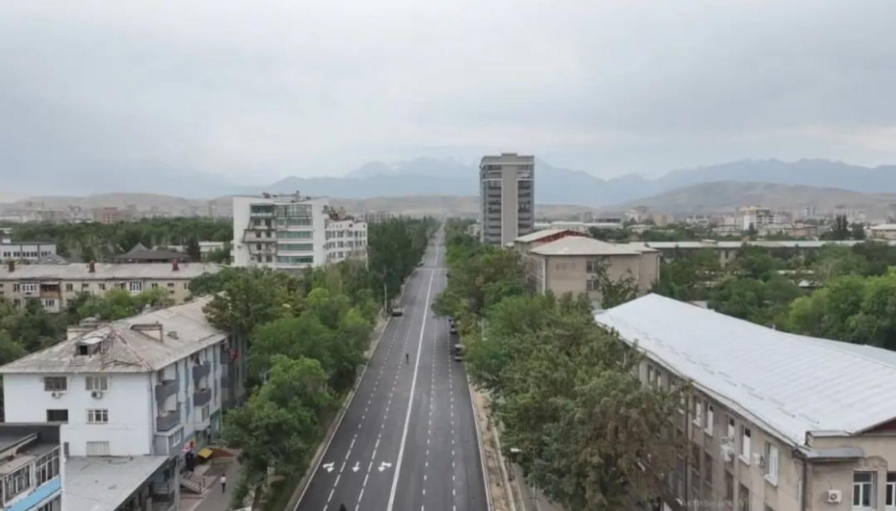 Байтик баатыр/ Абдрахманов көчөсү толугу менен жасалып бүттү