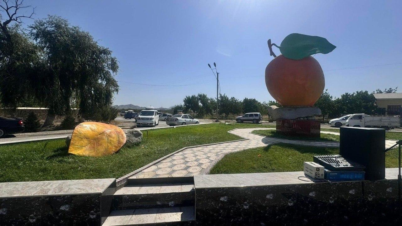 Баткенде бир миллион сомго өрүктүн айкели орнотулду