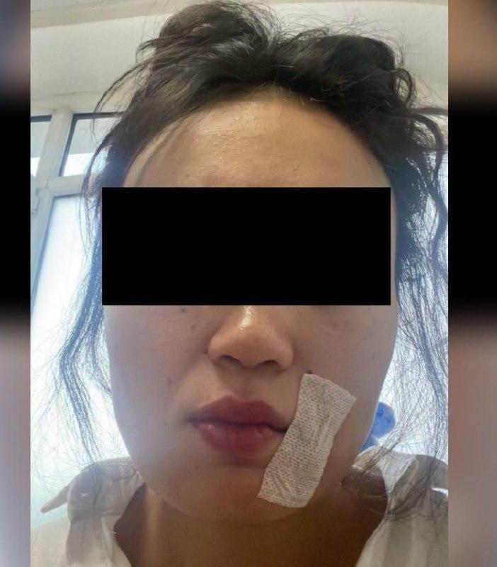 Бишкекте кафеден чет элдик менен жүргөн кызды сабаган адам кармалды (сүрөт)