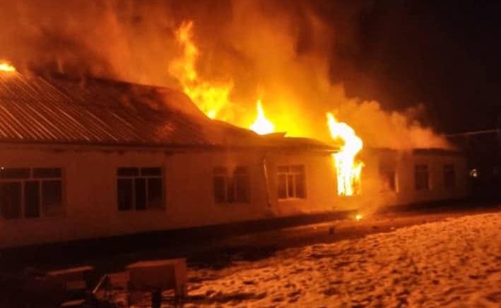 Тогуз-Торо районунда мектеп өрттөндү
