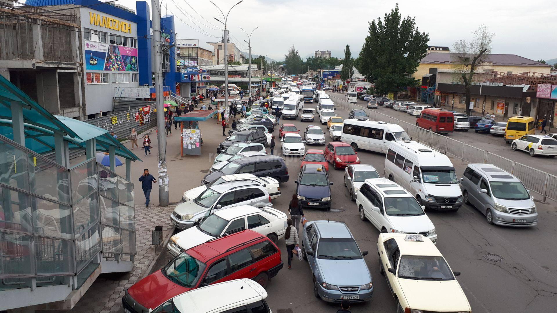 "Аламүдүн" базарынын айланасында унаа кыймылын уюштуруу схемасы өзгөртүлөт