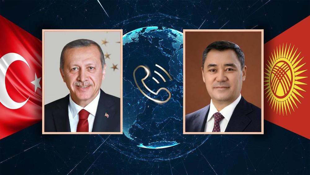 Садыр Жапаров Режеп Тайып Эрдоганды 70 жылдык мааракеси менен куттуктады