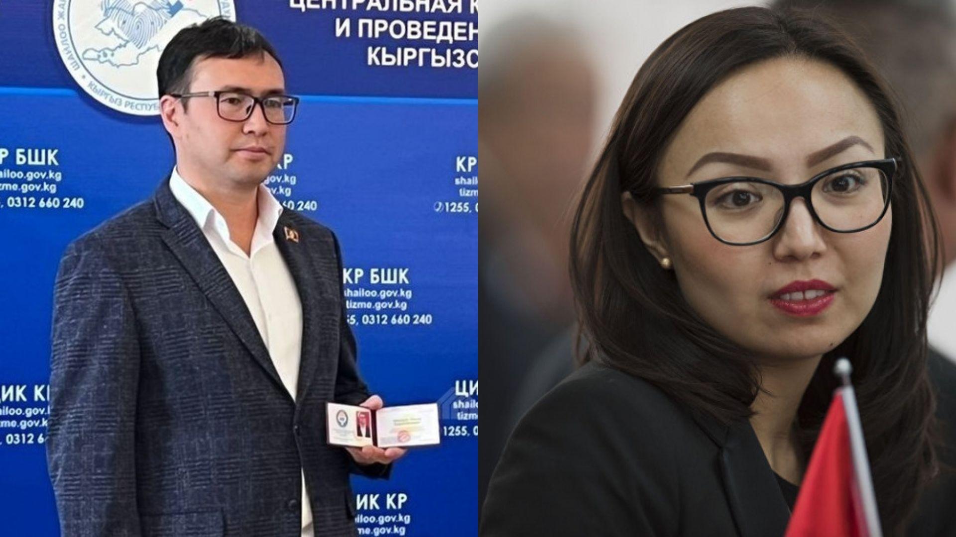 Элдар Абакиров менен Айсулуу Мамашова депутаттык мандат алышты