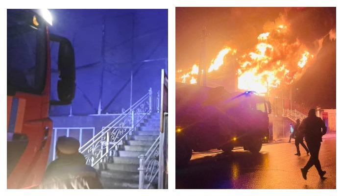 Лейлекте соода борбордон чоң өрт чыкты