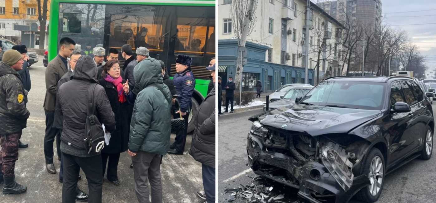 Кытайдын Кыргызстандагы элчилигинин унаасынын катышуусунда жол кырсыгы болду