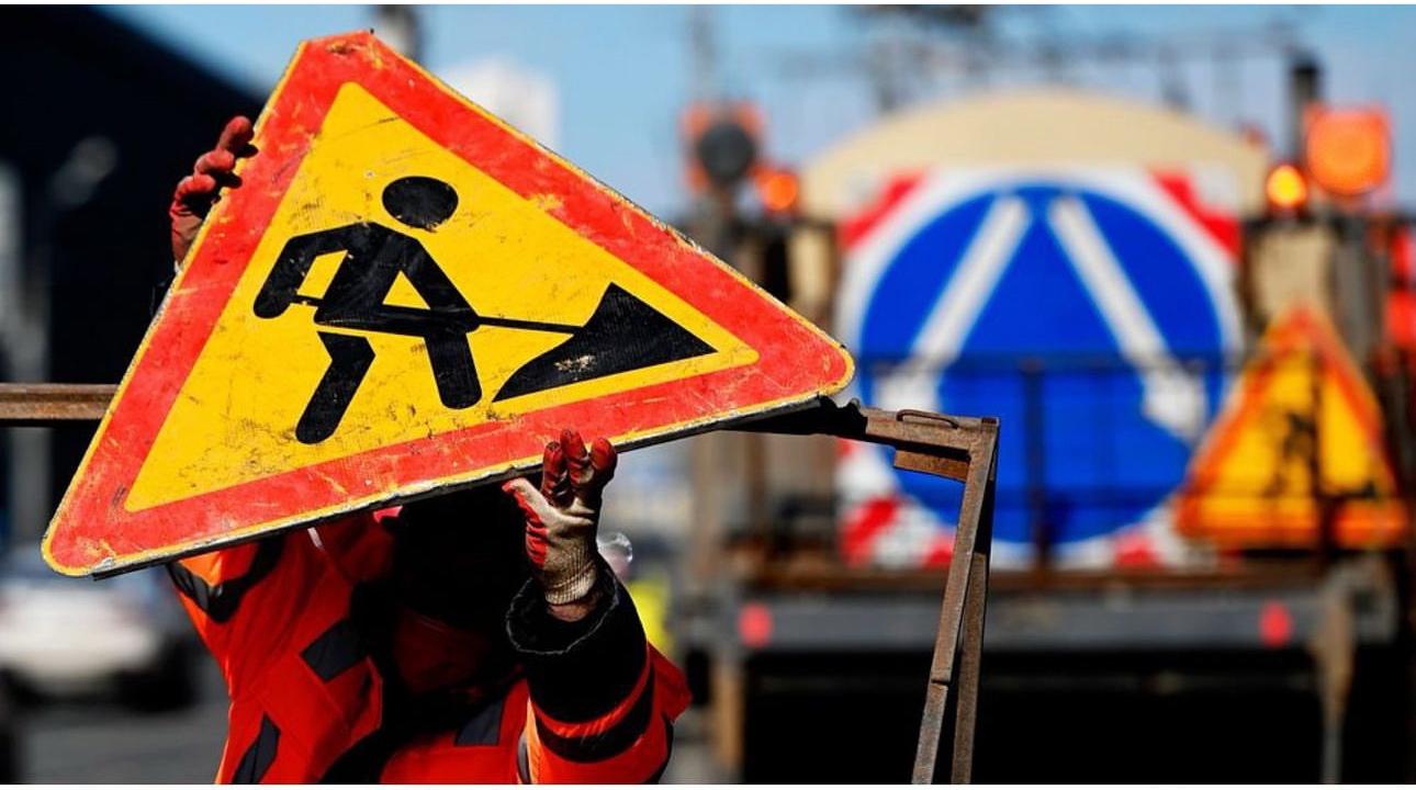 В Бишкеке на ремонт закрыли перекресток улиц Абдрахманова и Фрунзе