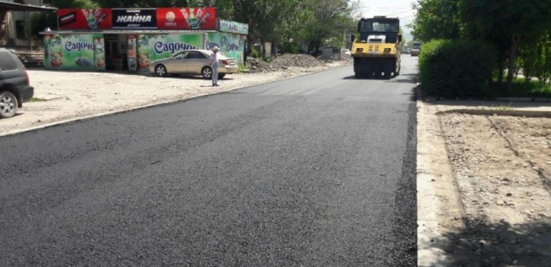 Центральные улицы Бишкека ремонтируются с опережением графика