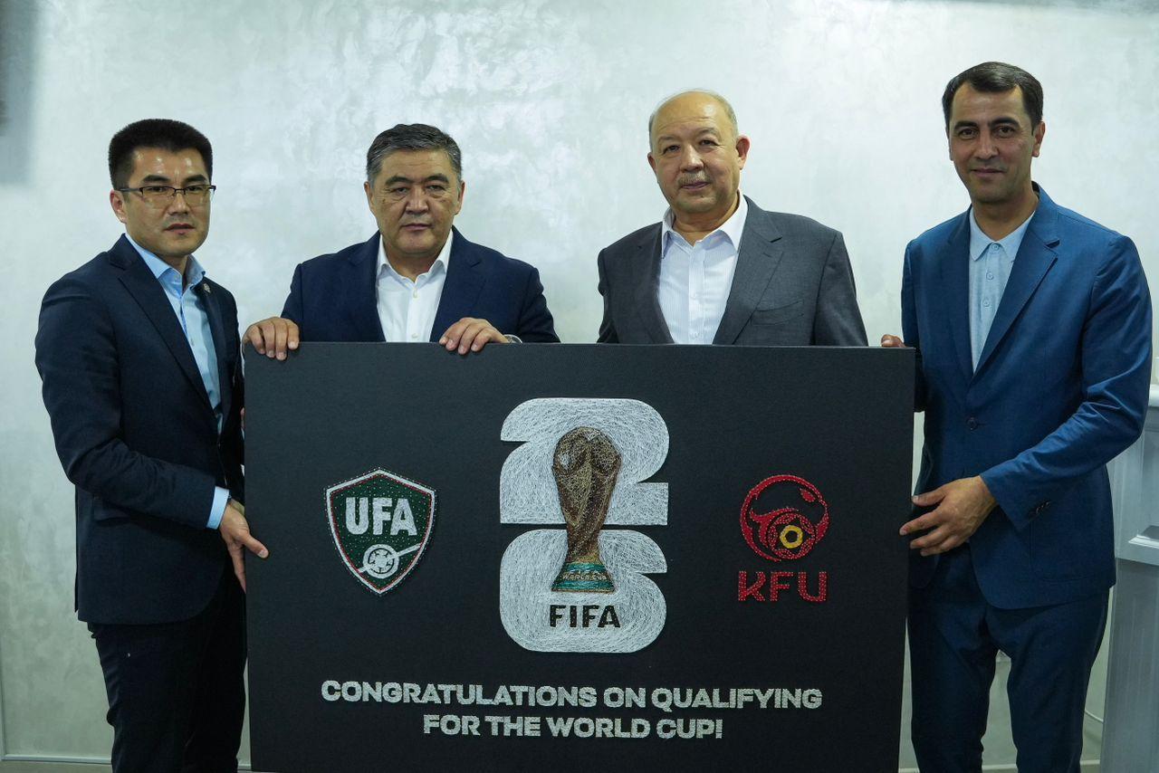 Камчыбек Ташиев Өзбекстандын футбол боюнча курамасын Дүйнө чемпиондугуна чыгышы менен куттуктады