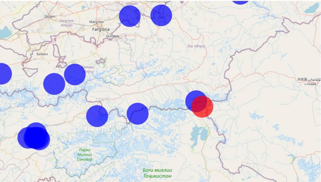 Кыргыз- тажик чек арасында күчү 5 баллга &nbsp;жеткен жер титирөө катталды