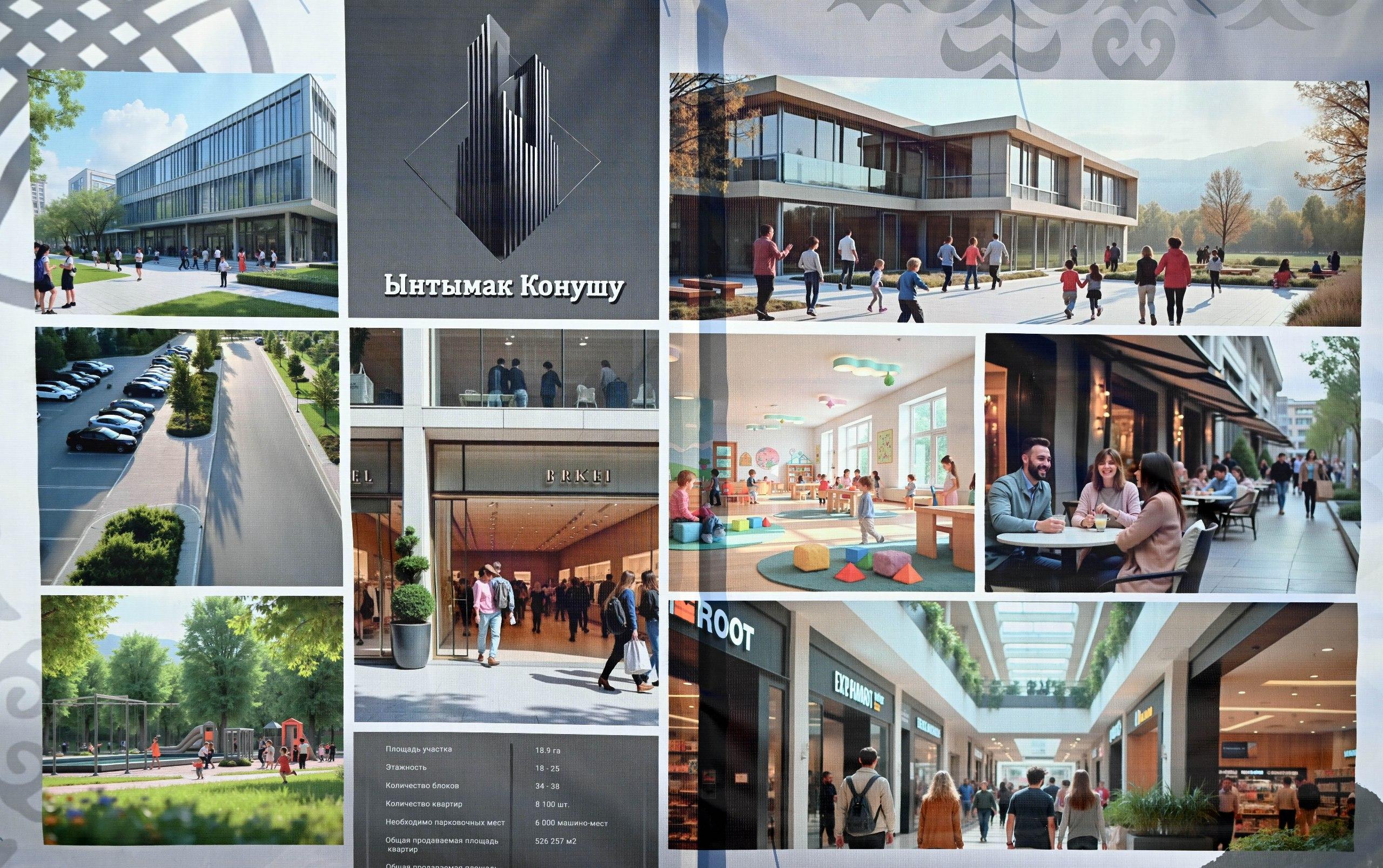 Бишкекте мамлекеттик ипотекага бериле турган "Ынтымак" турак жай комплексинин курулушу башталды.